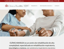 Tablet Screenshot of clinicabasilea.com.ar